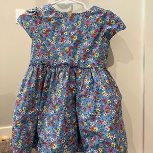 Ralph Lauren Baby Floral Poplin Dress and Bloomer Set
